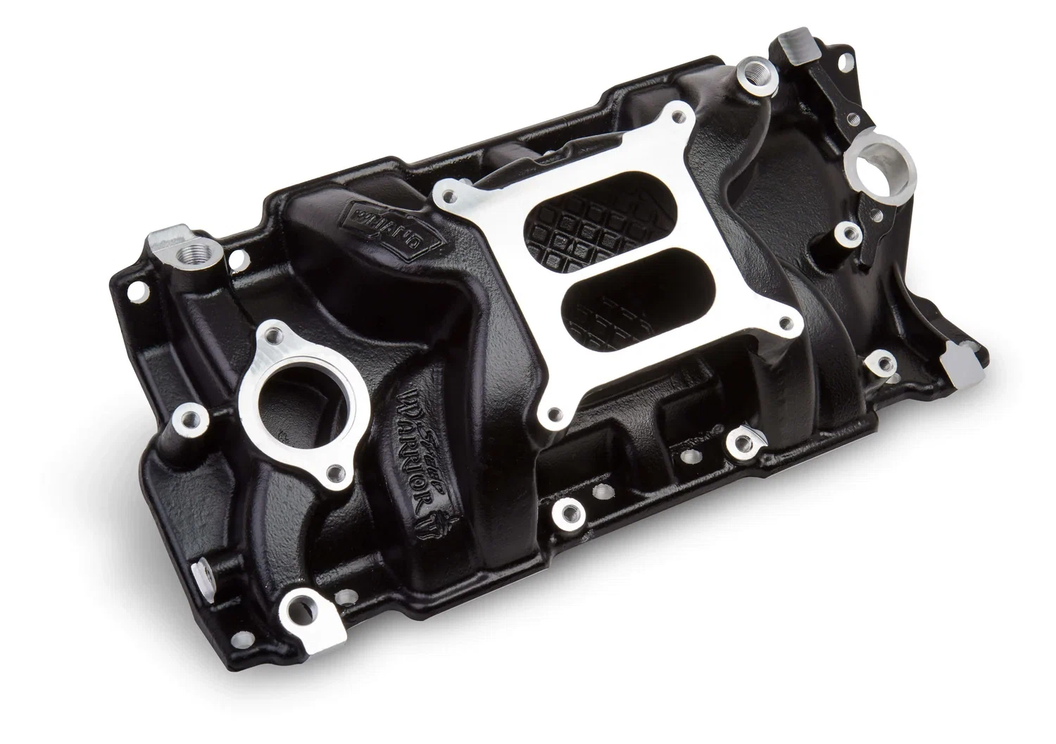 Weiand Speed Warrior Intake - Chevy Small Block V8 Black Ceramic Coated - 8150BK